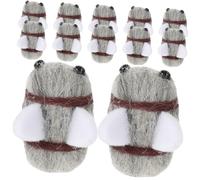 ULTECHNOVO 25Pcs Wool Felt Bee Balls DIY Craft Decorations for Costume Accessories Fuzzy Wool Felt Bees for Sewing Party Decor Christmas Tree Halloween Creative Handmade Projects