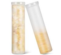 ULTECHNOVO 2Pc Airtight Biscuit Container Clear Plastic Cookie Containers