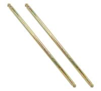 ULTECHNOVO 2pcs 55cm Galvanized Metal Waste Bin Axle Kit for Outdoor Garbage Can Wheel Replacement Sturdy Trash Bin Shaft Accessory and Container Axles