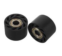 ULTECHNOVO 2pcs 8mm Motorcycle Chain Tensioner Pulley Guide Wheels Drive Chain Roller Bearings Adjustment and Modified Riding Parts