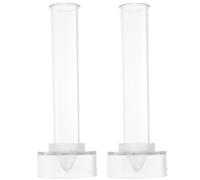 ULTECHNOVO 2pcs Acrylic DIY Candle Mold Taper Mold Flexible Simple Operation Creative Shape Design for Candle Making Crafts
