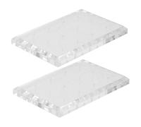 ULTECHNOVO 2pcs Acrylic Nail Drill Bit Holders Storage Stand Nail Bits Organizer for Manicure Techs Art Training and Display