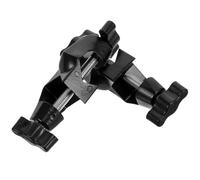 ULTECHNOVO 2pcs Adjustable Zinc Alloy Bosshead Cross Clamp Holder with Bakelite Coating, Right Angle Laboratory Lab Stand Support for Scientific Equipment