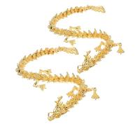 ULTECHNOVO 2pcs Alloy Chinese Dragon Figurine with Flexible Joints Gold Desktop Dragon Statue for Home Office Decor Interactive Zodiac Ornament Symbolizing Power and Fortune