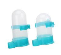 ULTECHNOVO 2pcs Automatic Bird Feeder and Waterer for Small Birds in Cage Plastic Material Easy to Use and Save Labour and Drinking Tool for Parakeets and Budgies Random Color
