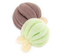 ULTECHNOVO 2pcs Bath Shower Loofah Ball Set, Reliable Pe Material Body Cleansing Scrubber with Soft Texture and Simple Design, for Exfoliating and Refreshing Skin in Daily Shower