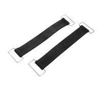 ULTECHNOVO 2Pcs Battery Tie Down Straps Adjustable Nonslip Rubber Hold Down for Motorcycle Boat and Car Secure Battery Fastening with Hook