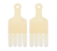 ULTECHNOVO 2pcs Beekeeping Jelly Extractor Pen Plastic Beige Multifunctional Reusable Tool for Apiculture and Beekeeping, Professional and Amateur Beekeepers
