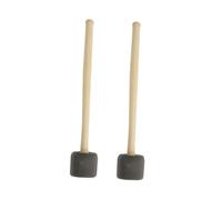 ULTECHNOVO 2pcs Beige Eva Drum Mallets for Bass Drum with Good Texture and Tone, Gentle and Comfortable Percussion Instrument Sticks and Students to Sense of Rhythm and Musical Talent