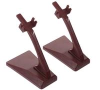 ULTECHNOVO 2pcs Beluga Plane Display Stand for Model Aircraft Plastic Airplane Decor Display Stand with Portable Support Base for Storing Aircraft Models in Household or Shopping Mall