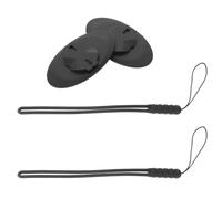 ULTECHNOVO 2pcs Bicycle Phone Adhesive Mount and Stable Gps Adapter Compatible with Garmin Edge Bike Computer Base Oval Sticker Pads for Cycling Handlebar Use