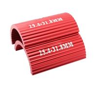 ULTECHNOVO 2pcs Bike Handlebar Adapter Red 25.4 to 31.8mm Aluminum Alloy | Easy Assembly, Stable Diameter Conversion, Practical Spacer Piece, for Bike Handlebar Use