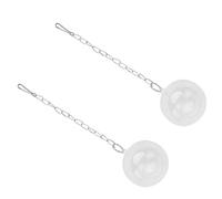 ULTECHNOVO 2pcs Birdcage Feeder Parrot Foraging Box Acrylic Practical Easy to Hang White Feeding Ball for Traveling Your Pet