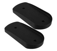 ULTECHNOVO 2pcs Black Plastic Foot Pedals Replacement for Elliptical and Rowing Machines, Stair Stepper Fitness Equipment Accessories for Home Exercise and Aerobic Step Platforms