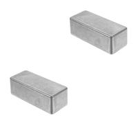 ULTECHNOVO 2pcs Box Aluminum Box for Guitar Pedal Enclosure Diy Stomp Case Guitar Pedal Storage