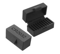 ULTECHNOVO 2pcs Button Battery Organizer Storage Case with Multi-slot Pvc Box, Secure and Quick Access Holder for Button Cell Batteries, Compact and Lightweight for Home and Maintenance