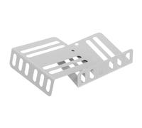 ULTECHNOVO 2pcs Car Audio Mounting Bracket Iron Universal Compatibility Practical Construction Silver Car Dvd Player Installation for Vehicle Dashboard