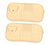 ULTECHNOVO 2pcs Car Sun Visor Organizer Visor Storage Pocket Pouch Holder for Documents Cards Pen for Auto Interior Use As Car Insurance and Registration Holder