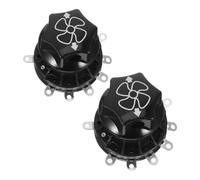 ULTECHNOVO 2pcs Ceiling Fan 5 Speeds Switch Replacement Part Black Plastic | Metal Contacts for Heat-reduction Conduction, Tactile Feedback Knob, Suitable for Industrial Pedestal Fans
