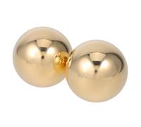 ULTECHNOVO 2pcs Chinese Exercise Balls Brass 38mm Solid Hand Massage Balls for Finger Exercise Grip Strength Training Office and Home Meditation