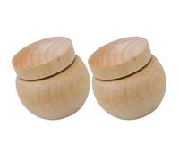 ULTECHNOVO 2pcs Compact Parrot Food Bowls Multi-function Wooden Bird Feeders Reasonable Capacity for Daily Use, Suitable for Pigeons and Parrots, Can Be Placed on Your Hand