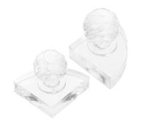 ULTECHNOVO 2pcs Cosmetic Pressing Stamper Depotting Tool for Eyeshadow Blusher Highlighter Repair Broken Makeup Compact Powder Pressing Mold for Versatile Makeup Use