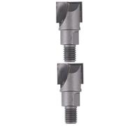 ULTECHNOVO 2pcs Door Hole Drill Bit Precision Milling and Slotting Tool for Doors Hinge Drill Bit for Accurate Hole Drilling Black