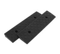 ULTECHNOVO 2pcs Door Sill Mats Curbside Ramps for Wheelchair Access Extra High Car Ramps