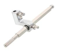 ULTECHNOVO 2pcs Double Kick Drum Pedal Beater Holder Clamp Bass Drum Pedal Link Bar for Percussion Instrument Parts Accessory