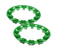 ULTECHNOVO 2pcs Durable Plastic Atv Wheel Hub Covers Rim Protectors for Off Road Vehicles Broad Compatibility Weather Resistant Atv Hub Caps Accessories