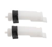 ULTECHNOVO 2pcs Engine Coolant Tank Motorcycle Coolant Overflow Tank Overflow Bottle Motorcycle Reservoir Replacement Expansion Reservoir Cooling Water White