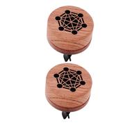 ULTECHNOVO 2Pcs Essential Oil Car Diffuser Durable Wood Vent Clips for Aromatherapy Car Home Easy Installation Air Freshener for Versatile Use