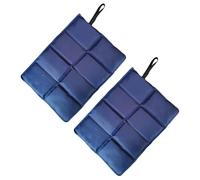 ULTECHNOVO 2Pcs Folding Seat Pads Lightweight Portable Cushion for Camping Hiking Outdoor Sports Picnic Mat Washable Oxford Cloth
