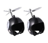 ULTECHNOVO 2pcs Funny Plastic Chicken Helmets for Pets with Rain Protection and Cushioning, Adjustable Strap, Protective Hat Accessories for Birds and Hens