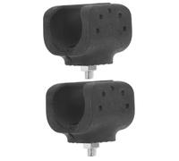 ULTECHNOVO 2pcs Hard Hat Flashlight Clip Convenient Bracket Clamp for Safety Helmet Lightweight Design for Firefighting Maintenance Secure Fit for Uninterrupted Work Performance