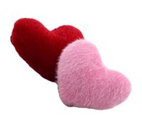ULTECHNOVO 2pcs Heart Shaped Wrist Pin Cushions for Sewing with Polyester and Cotton Material, Comfortable and Frees Your Hands, for Embroidery and Needlework Projects