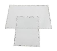 ULTECHNOVO 2pcs Heat Resistant Fuse Bead Ironing Sheets with Rectangle Edge Binding, Uniform Heat Transfer Fabric for DIY Crafts and Creative Handcraft Activities