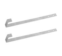 ULTECHNOVO 2pcs Heavy Duty Stainless Steel Wreath Door Hanger Hooks Over Door for Christmas Decorations Resistant Garland Holders for Front Multifunctional Use