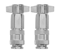 ULTECHNOVO 2pcs High Pressure Air Hose Adapter Quick Connect Coupler for Air Compressor Truck Pneumatic Fittings Industrial Pneumatic Tool Accessories for Vehicle Maintenance and Workshop Use