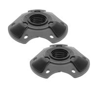 ULTECHNOVO 2pcs High Resistance Tpr Snow and Mud Basket Replacement for Hiking Stick and Ski Pole, Removable Trekking Poles Accessories Suitable for Walking and Trekking Outdoors