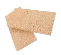 ULTECHNOVO 2PCS High Temperature Fire Brick 230x114x20mm Clay Insulating Firebricks for Wood Burning Stove, Fireplace, Grill and Soldering Kilns