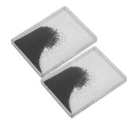 ULTECHNOVO 2pcs Iron Fillings Box for Science Experiments Magnetic Field Demonstration Tool Physics Teaching Instrument for Electromagnetism Classroom Visualization