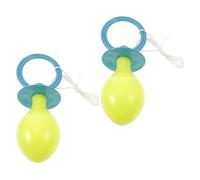 ULTECHNOVO 2pcs Jumbo Fake Pacifier Party Decoration for Adults, Plastic Material, Gentle on The Skin and Easy to Clean, for Cosplay Or Party Accessories