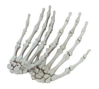 ULTECHNOVO 2Pcs Large Realistic Skeleton Hand Clips Halloween Decor Props for Haunted Houses Spooky Party Ornament for Home Office Bar Cafe
