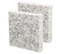 ULTECHNOVO 2pcs Marble Design Pet Sleeping Mat Cooling Plate Easy to Clean Environmental Protection Granite 9 * 9cm for Summer Days Guinea Pigs Chinchillas Small Animals