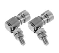 ULTECHNOVO 2pcs Marine Grade Stainless Steel Cable End Fitting with Ball Joint Design for Boat Throttle Cable Kits, Enhances Throttle Responsiveness and Corrosion Resistance for Fishing Boats