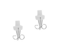 ULTECHNOVO 2pcs Metal Medical Drip Bag Hook for Hospital Iv Stand Flexible Height and Angle Sturdy Heavy Duty Holder Compatible with Clinic Drip Poles and Salt Water Bottle Hangers