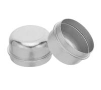 ULTECHNOVO 2pcs Mm Trailer Hub Dust Cap for Utility Trailers and Offroad Use, Galvanized Iron Axle Bearing End Cap with Rugged Durability to Prolong Bearing Life and Prevent Dirt Accumulation