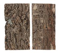 ULTECHNOVO 2pcs Natural Cork Bark Terrarium Background Decor for Fish Tank and Pets, Lightweight and Safe Aquarium Landscaping Accessory to Create A Natural and Healthy Habitat