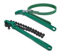 ULTECHNOVO 2pcs Oil Filter Wrenches Chain Belt Spanner Set for Auto Repair, Adjustable Removal Tools for Engine Oil Filter Maintenance and Disassembly